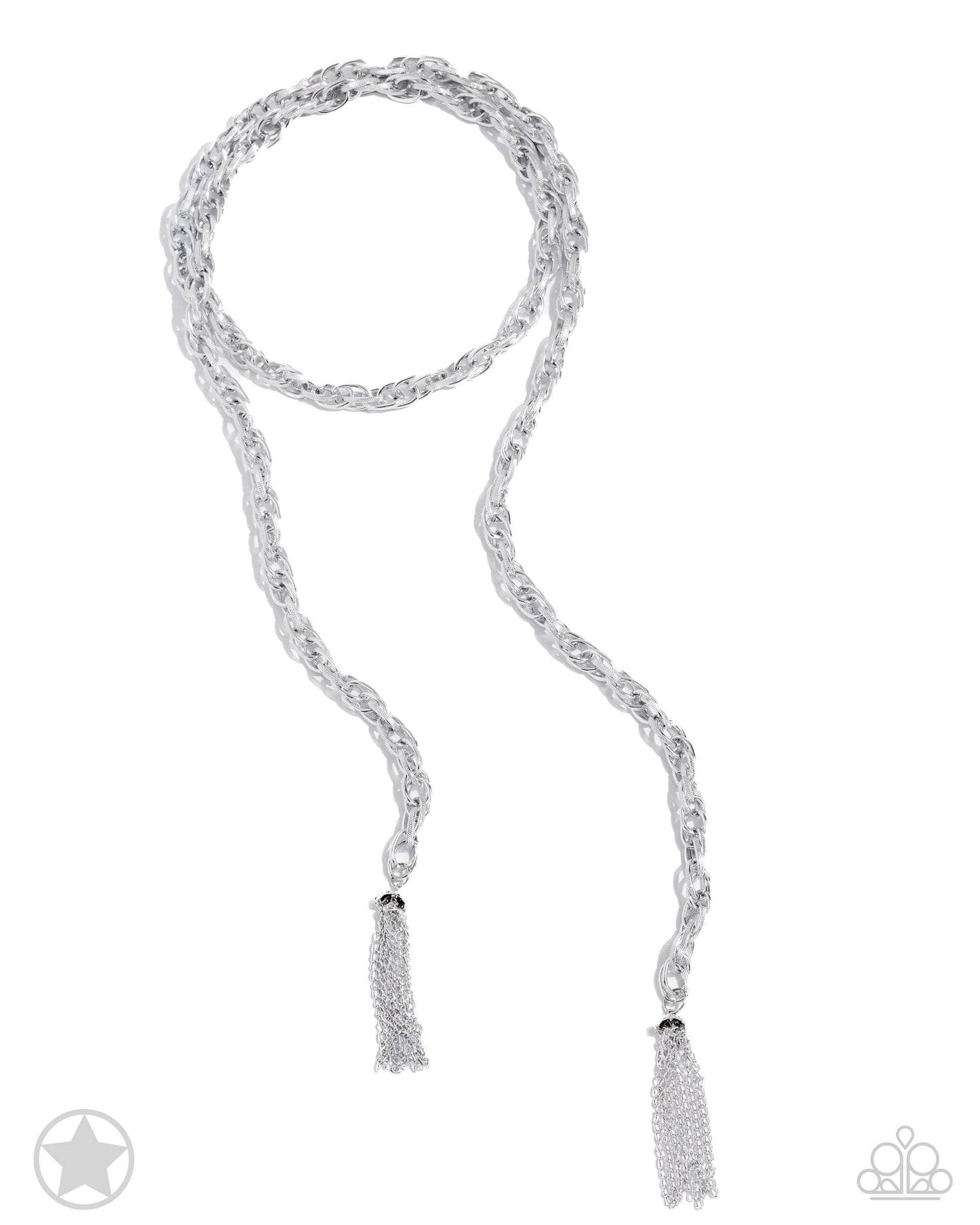 SCARFed for Attention Silver Necklace