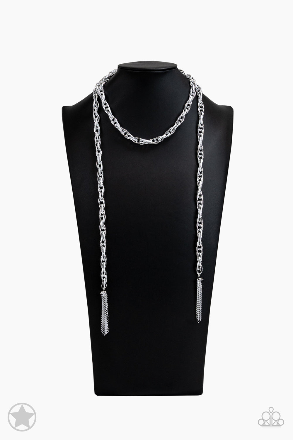 SCARFed for Attention Silver Necklace