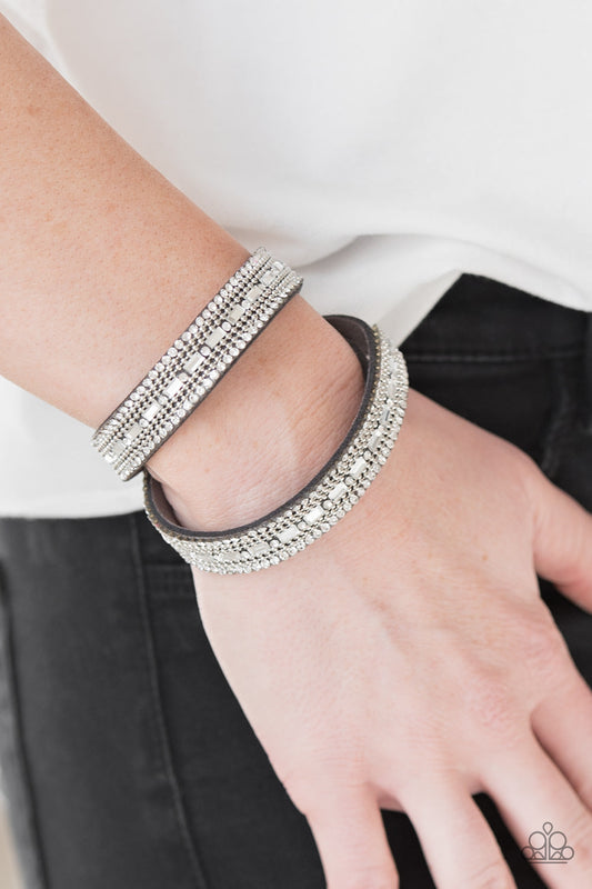 Shimmer And Sass Silver Urban Bracelet
