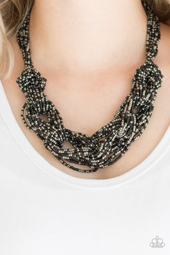 City Catwalk Black Necklace Paparazzi