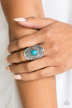 The ZEST Of The ZEST Blue Ring Paparazzi