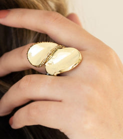 Fabulously Folded Brass Ring