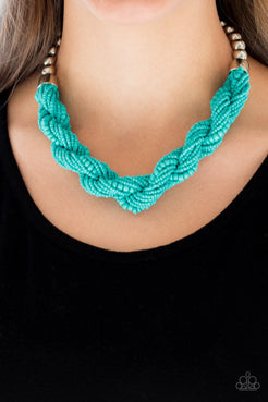 Savannah Surfin Blue Necklace Paparazzi