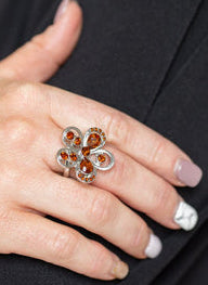 Gardens Of Grandeur Brown Ring