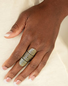 Guru Grunge Brass Ring