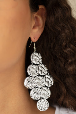 Metro Trend Silver Earrings Paparazzi