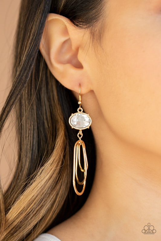 Drop-Dead Glamorous Gold Earrings