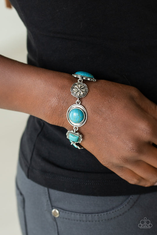 Gorgeously Groundskeeper Blue Bracelet