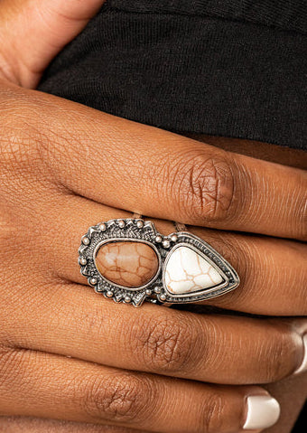 Mojave Mosaic Brown Ring