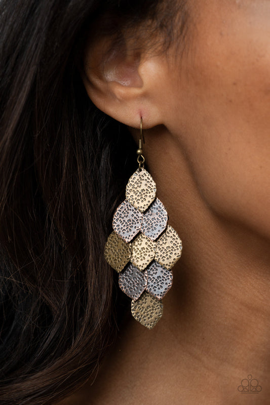 Loud and Leafy Multi Earrings Paparazzi