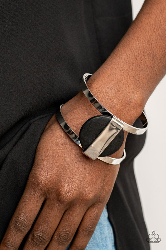 Organic Fusion Black Cuff Bracelet