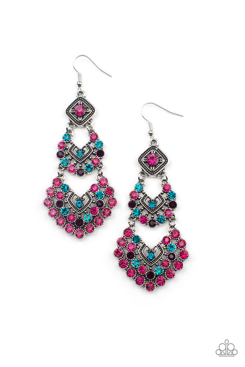 All For The GLAM Multi Earrings Paparazzi