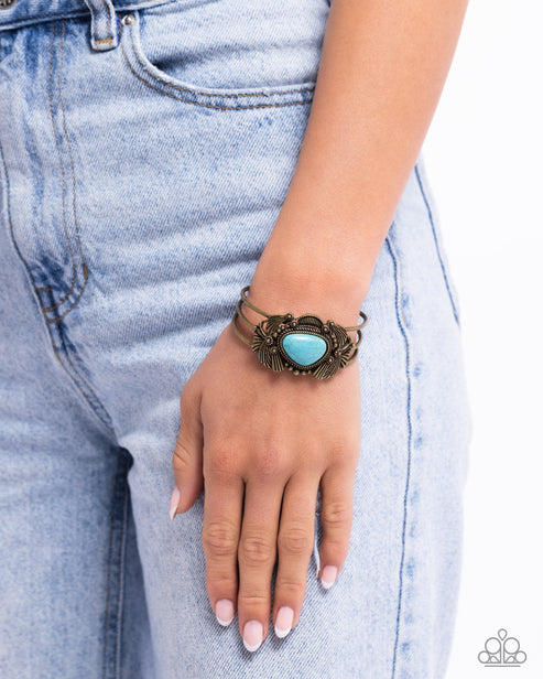 Western Wonderland Brass Bracelet Paparazzi