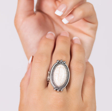 Lost in Sagebrush White Ring