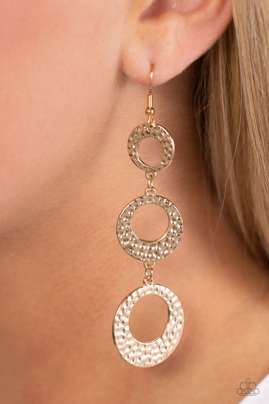 High Society Stunner Gold Earrings
