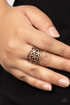 Gardenia Gazebo Copper Ring