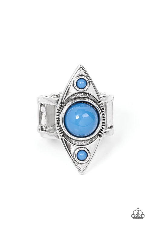 Pivoting Point Blue Ring Paparazzi