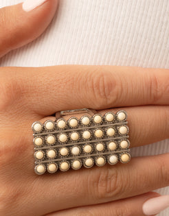 Pack Your SADDLEBAGS White Ring