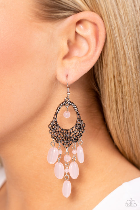 Botanical Escape Pink Earrings