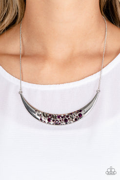 Bejeweled Baroness Purple Necklace Paparazzi