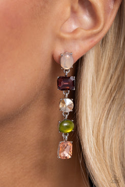 Sophisticated Stack Multi Post Earrings Paparazzi