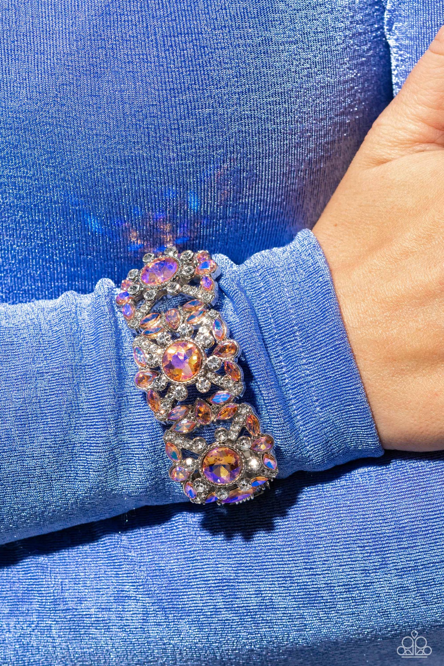 Shimmering Solo Orange Bracelet