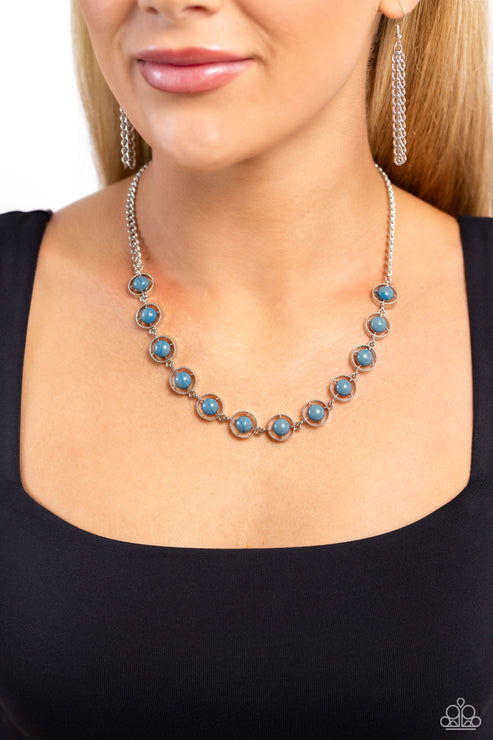 Going Global Blue Necklace