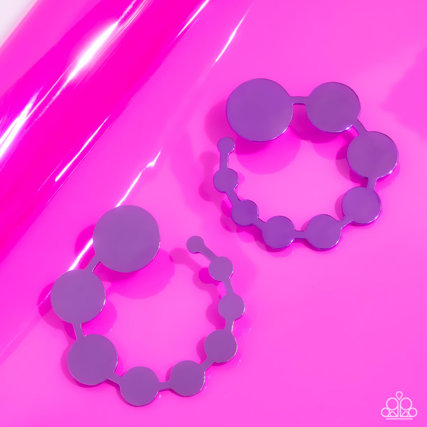 Have It Both PHASE Purple Hoop Earrings