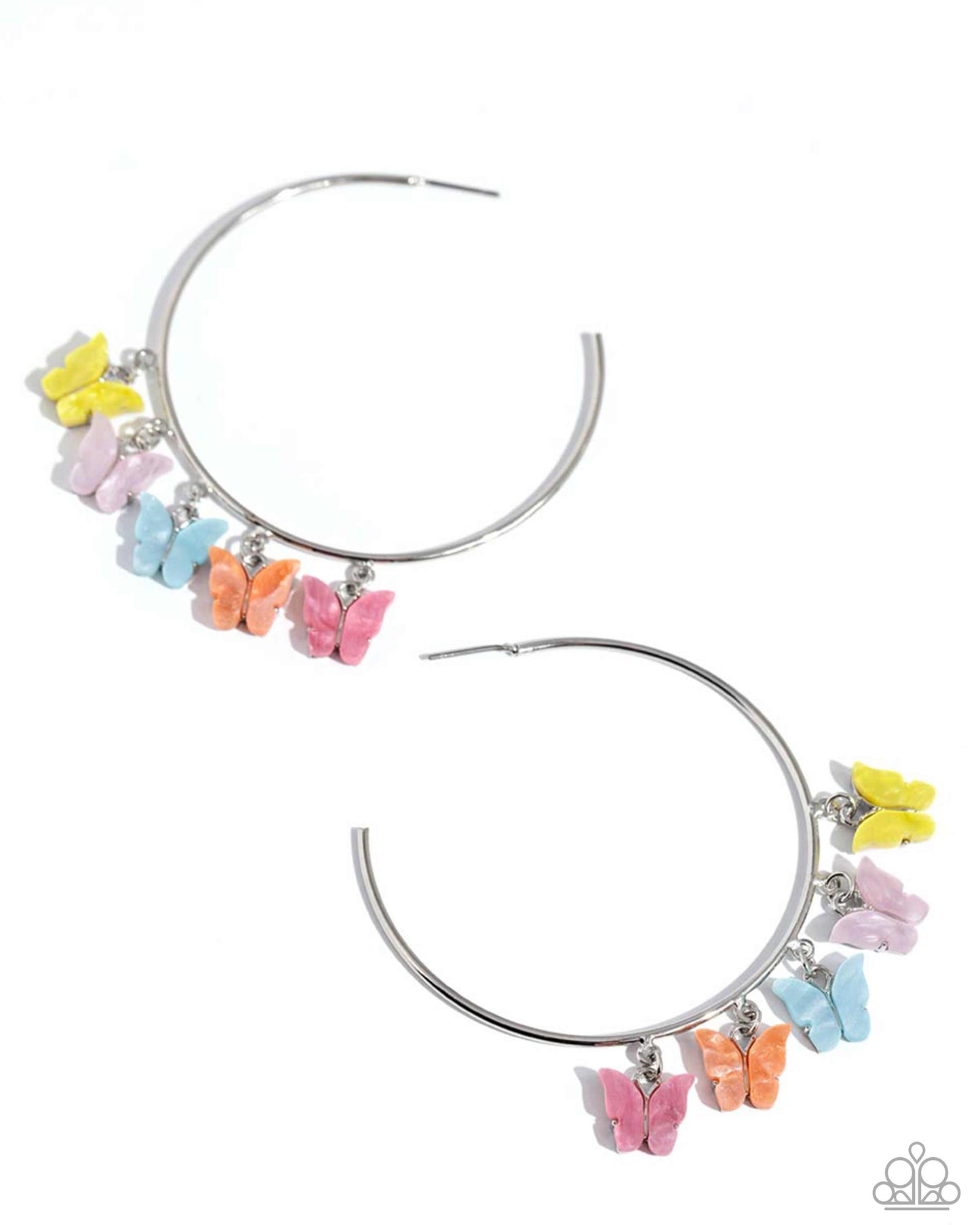 Bemusing Butterflies Multi Hoop Earrings Paparazzi