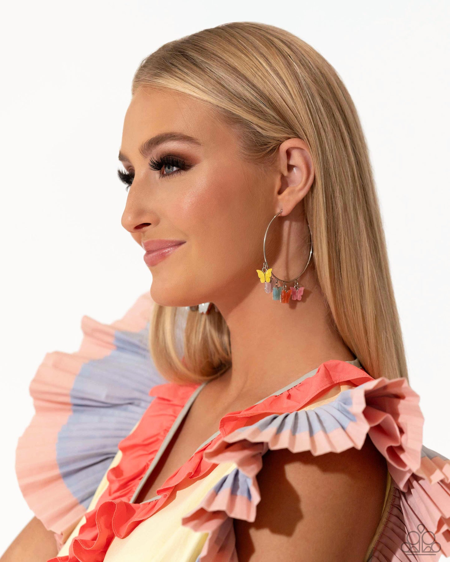 Bemusing Butterflies Multi Hoop Earrings Paparazzi