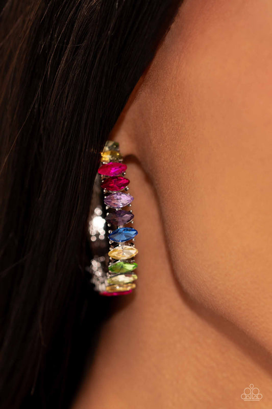 Rainbow Range Multi Hoop Earrings