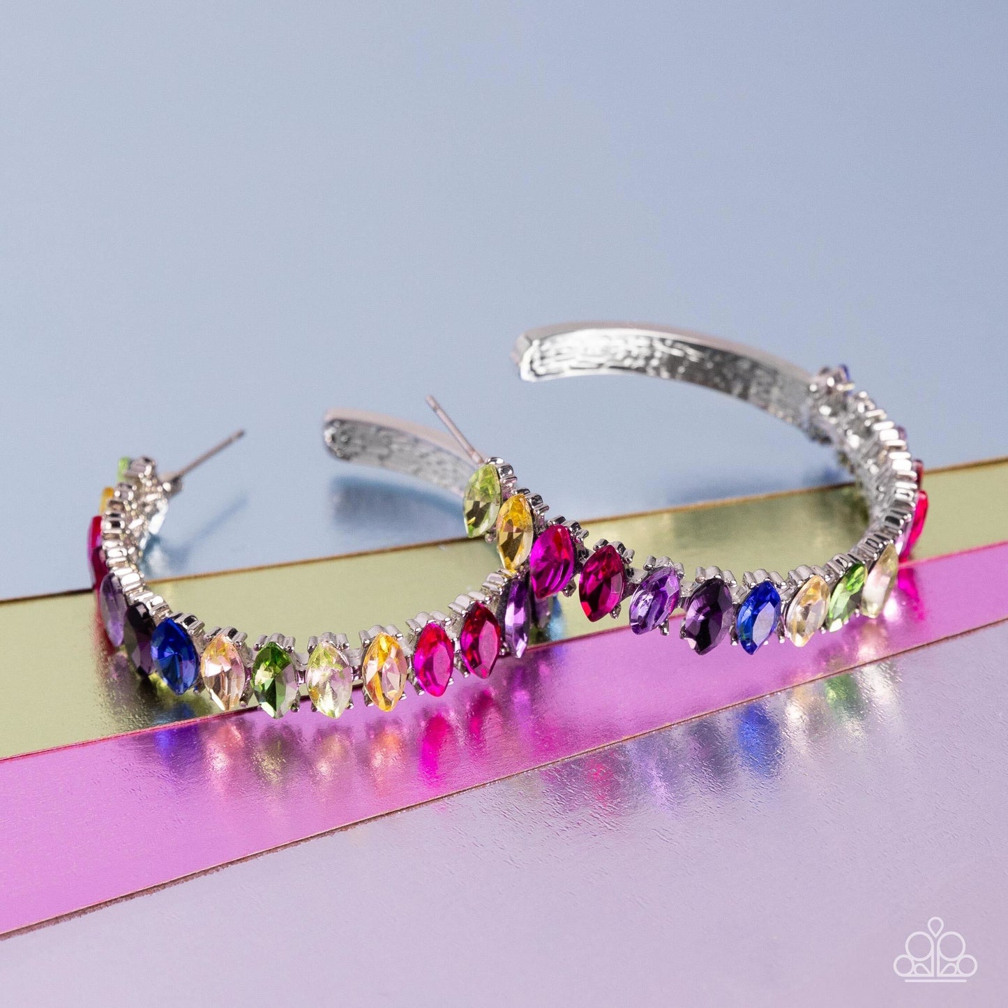 Rainbow Range Multi Hoop Earrings