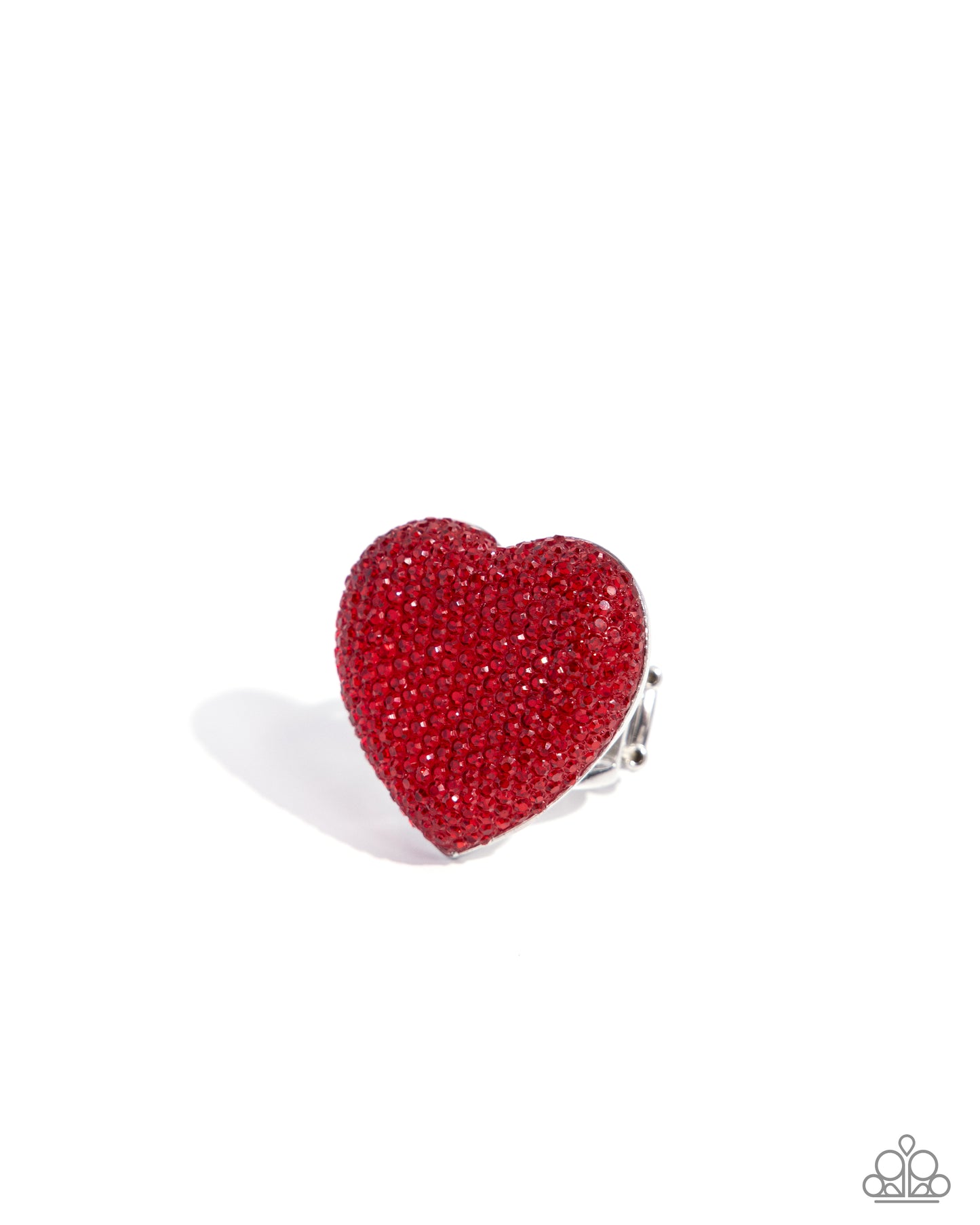 Hypnotizing Heart Red Ring