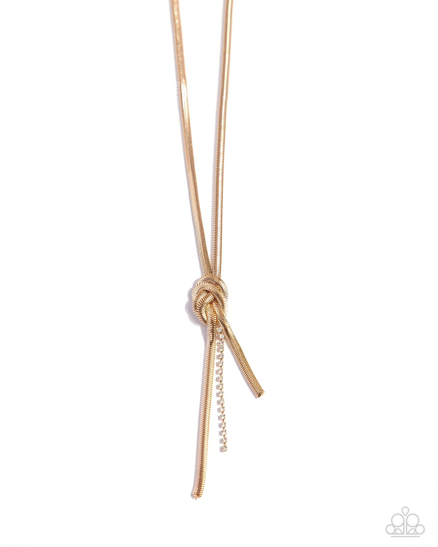 Knotted Keeper Gold Necklace