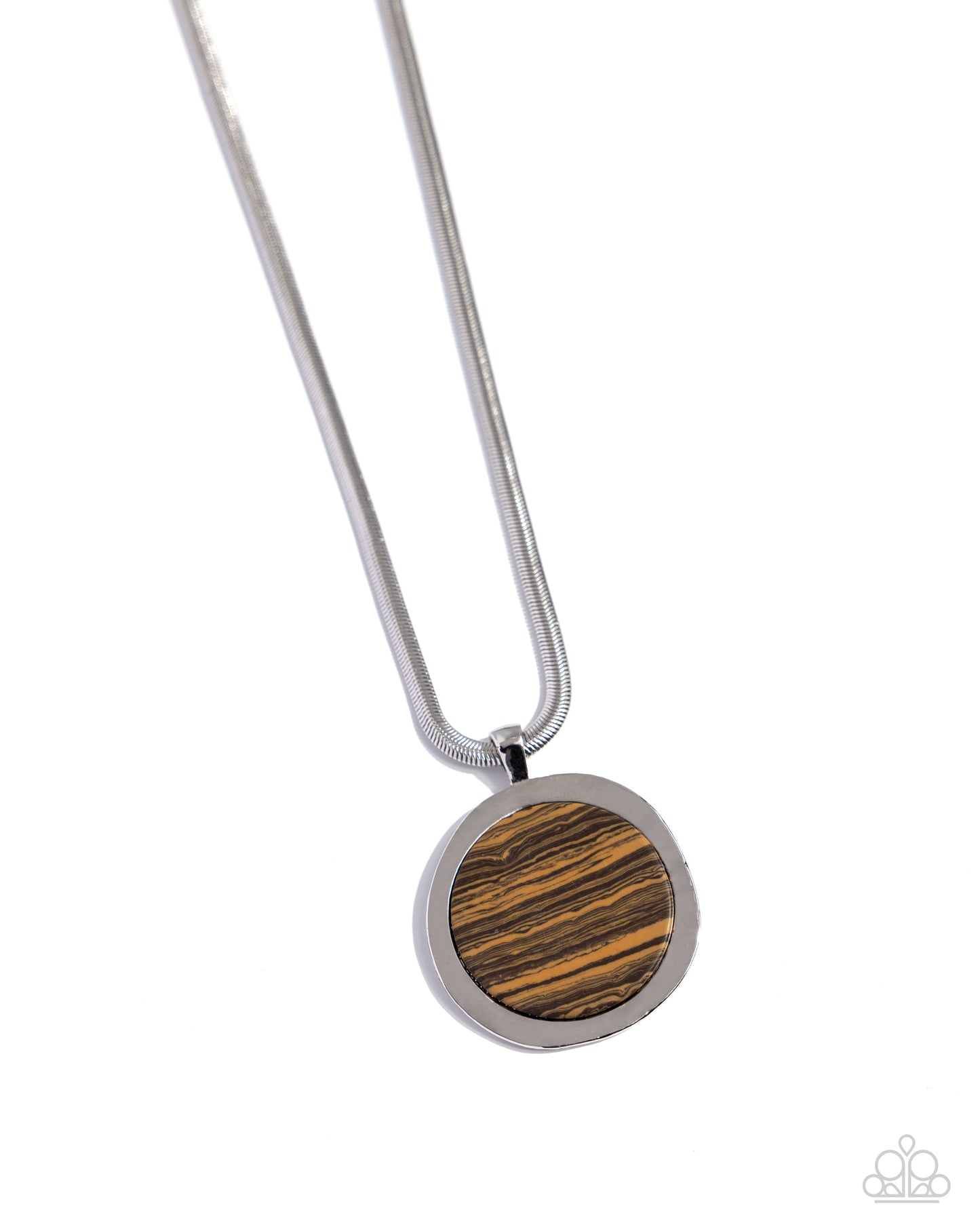 Pendant Puzzle Brown Necklace