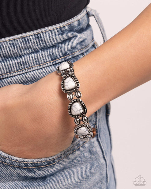 Harmonious Headliner White Bracelet
