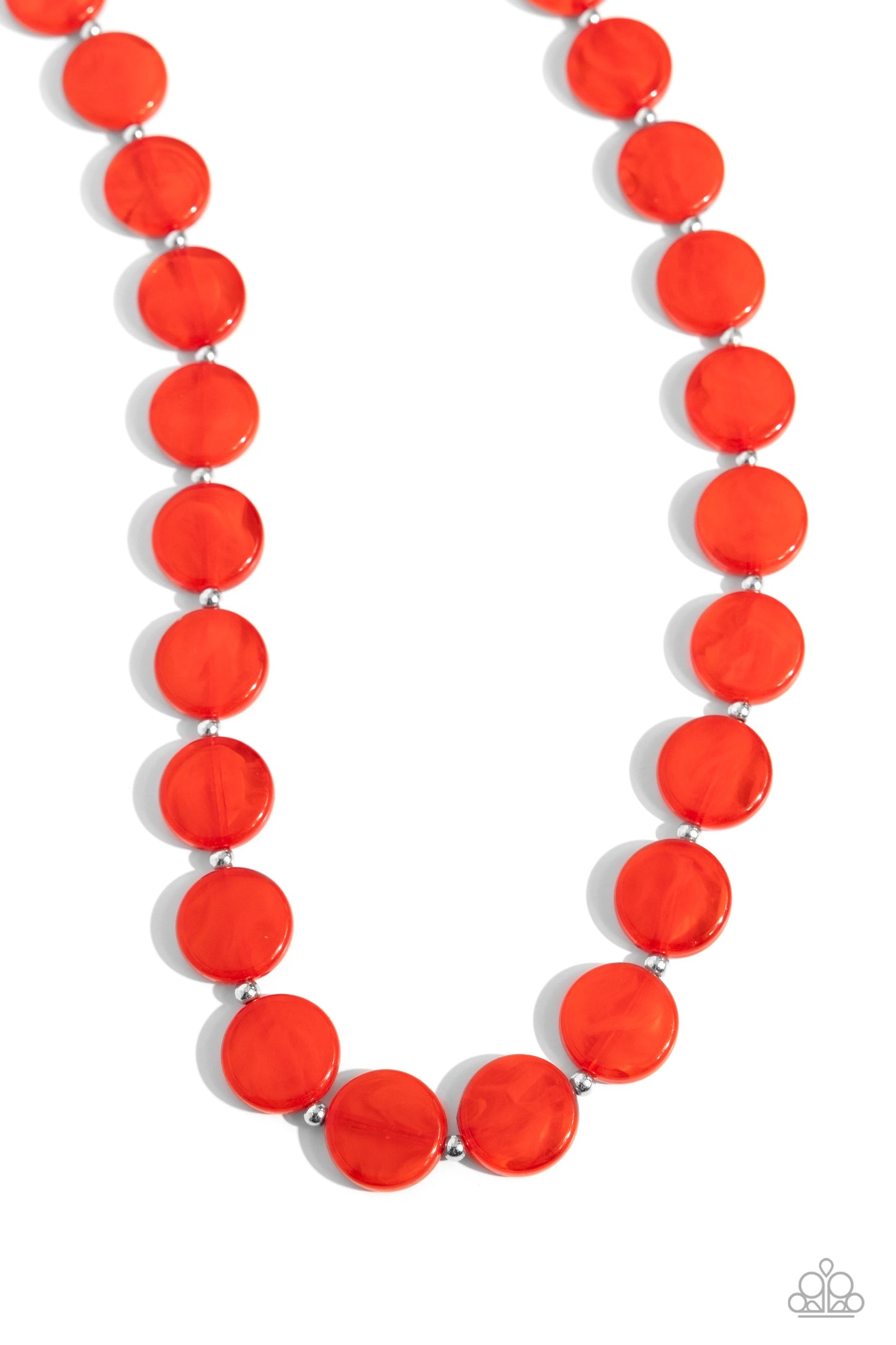Bright Backdrop Red Necklace
