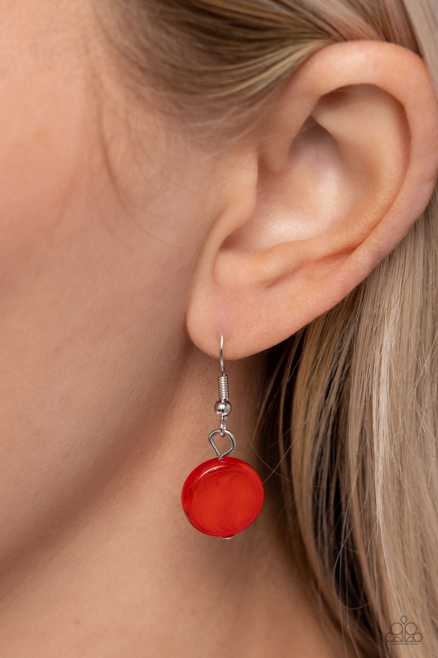 Bright Backdrop Red Necklace