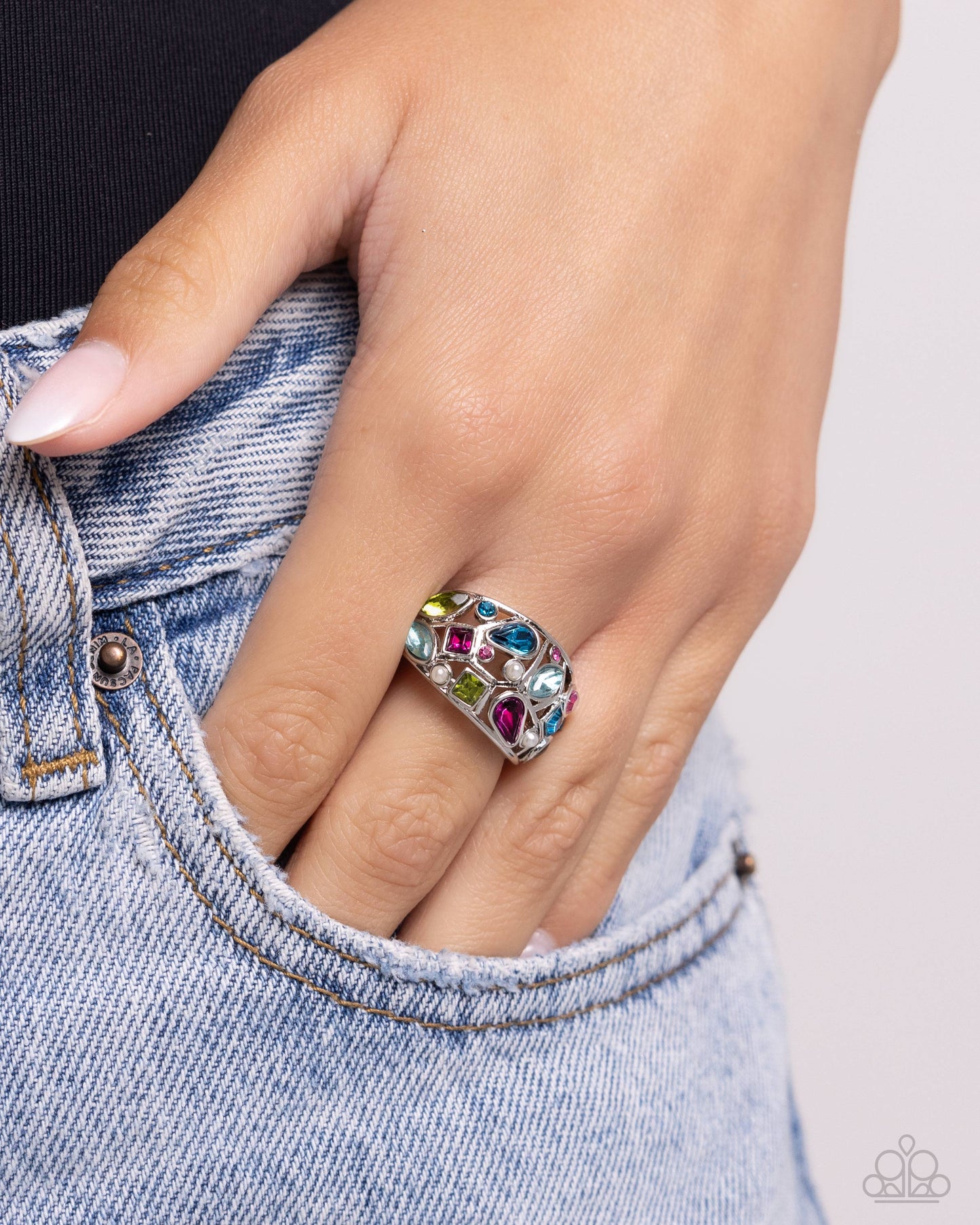 Abstract Accuracy Pink Ring