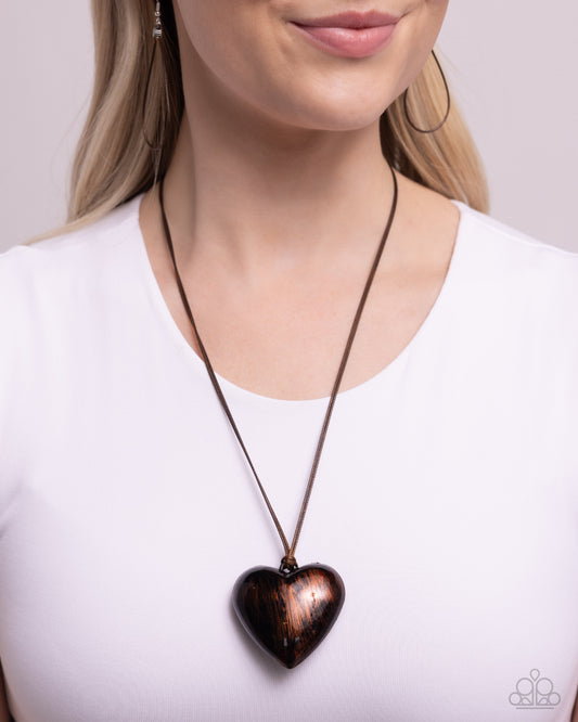 Boyfriend Behavior Brown Necklace