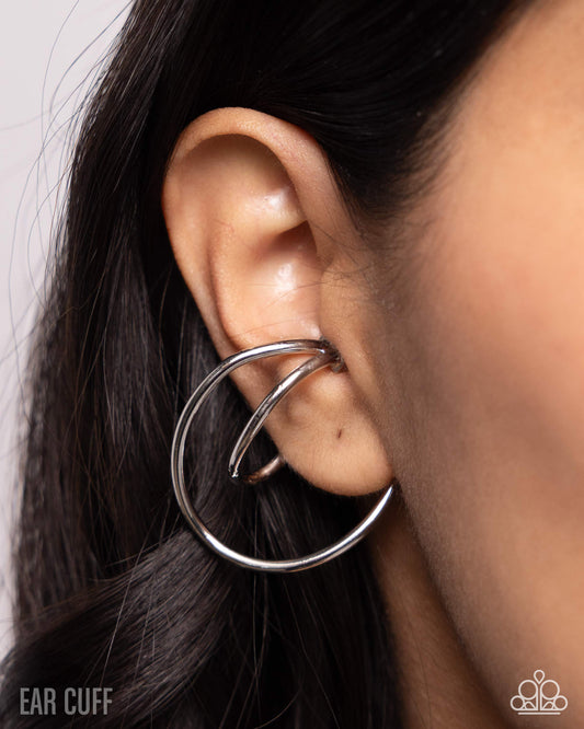 Wraparound Whimsy Silver Ear Cuff Earrings