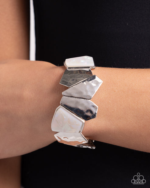 Mismatched Marvel White Bracelet