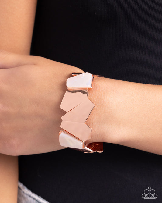 Mismatched Marvel Copper Bracelet