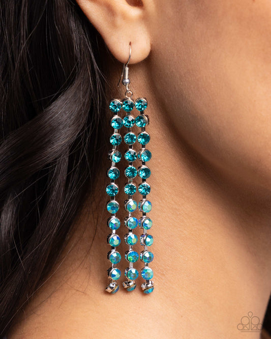 Ombré Occupation Blue Earrings