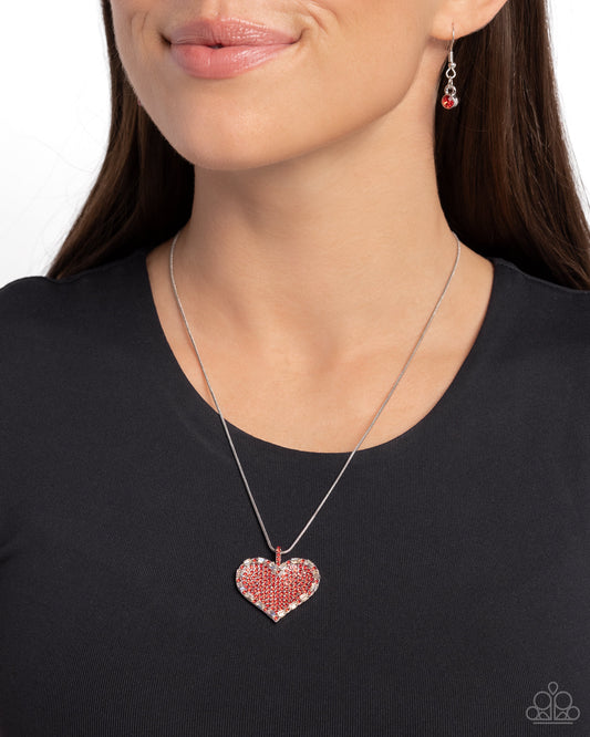 Affectionate Advance Red Necklace