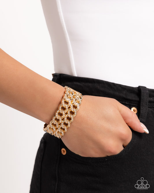 Braided Bandit Gold Bracelet