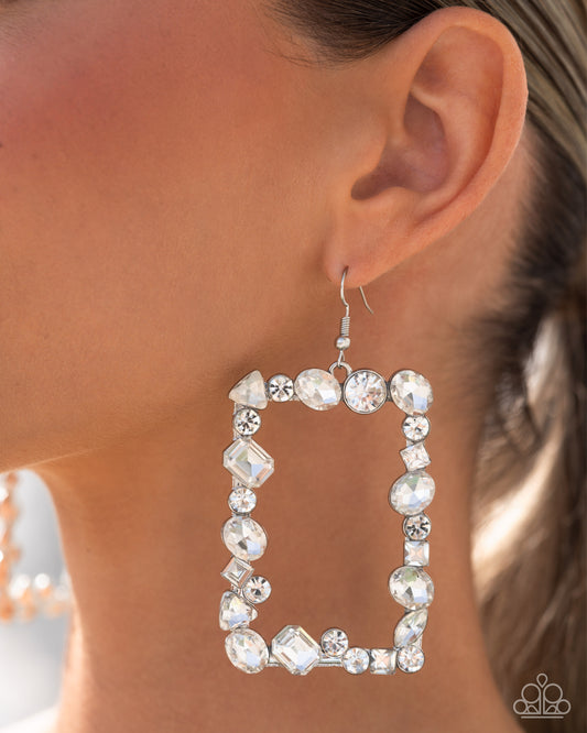Wishful Wardrobe White Earrings