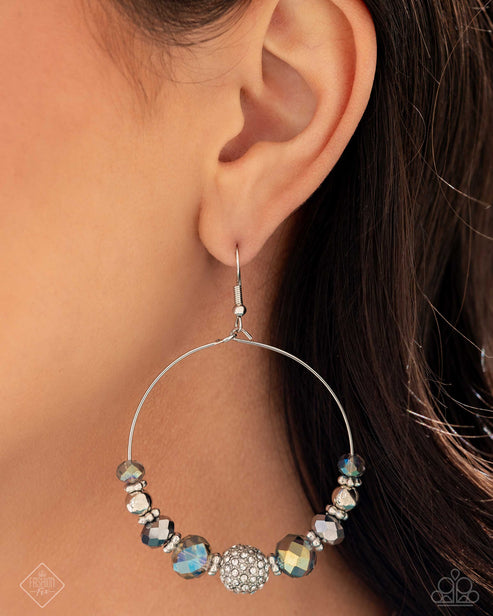Ignited Intent Silver Earrings