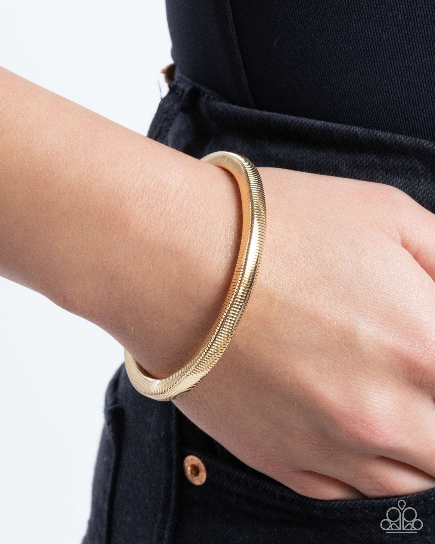 Stubborn Simplicity Gold Bracelet