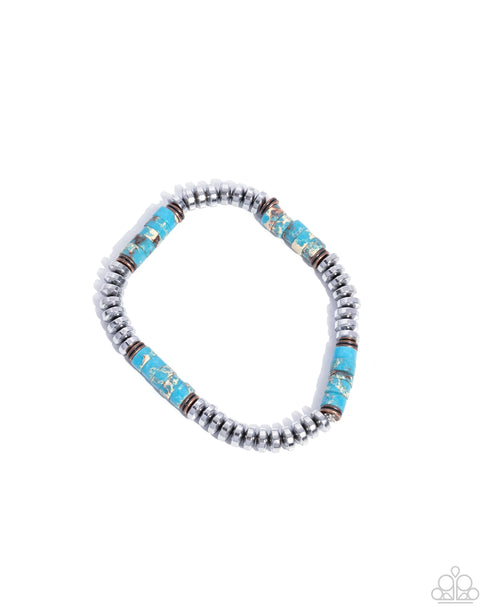 Marbled Mecca Blue Bracelet
